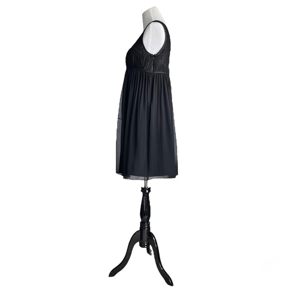 Cynthia Steffe Silk Black Sleeveless Dress Women’s Large - Picture 5 of 8